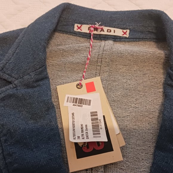 NWT FRadi sweat blazer jacket elbow patches size 50it - Picture 2 of 2